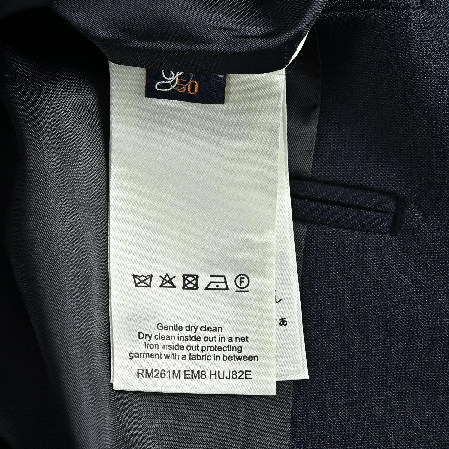 Louis Vuitton Pocket Embroidered Single Breasted Suit Jacket